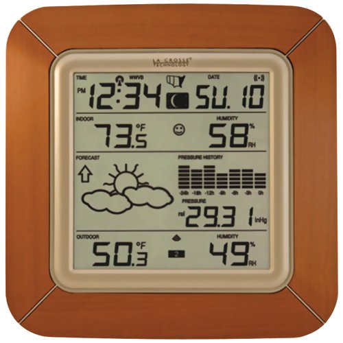 La Crosse Technology Ws-9057U-It-Lc Wireless Forecast Station With Barometric Pressure & Moon Phase (Weather Stations & Thermometers / Outdoor Products)