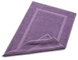 Pinzon Luxury Banded Bath Mat, Plum