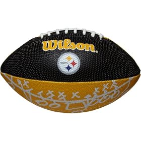 Wilson Pittsburgh Steelers Mini Team Logo Football by