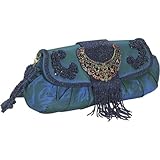 Inge Christopher Jewel Buckle Silk East West Flap