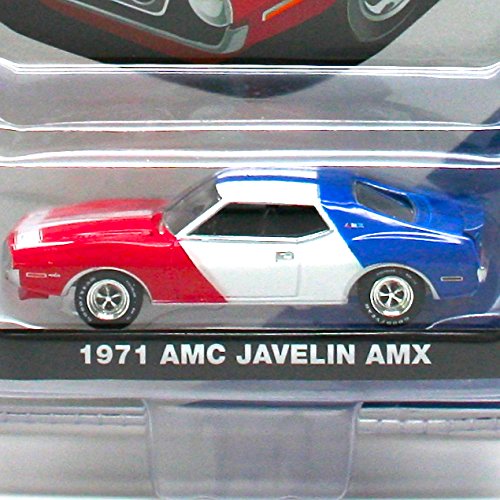 1971 AMC JAVELIN AMX (Red, White & Blue) 164 Scale 2015 Greenlight
