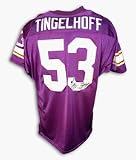Mick Tingelhoff Minnesota Vikings Autographed Throwback NFL Football Jersey (Purple)