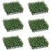 Six 3"Hx10"Wx10"L Boxwood Mat Green