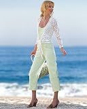 Together Tie-front lace cardigan|