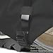 Black Crystal Ski Snow Hiking Walking Gaiters Waterproof Breathable Nylon Men's Black Size Extra Large