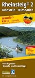 Wanderkarte Rheinsteig&reg; 2: Lahnstein - Wiesbaden: mit Ausflugszielen, Einkehr- & Freizeittipps, wetterfest, reissfest, abwischbar, GPS-genau - 1:25000 - Publicpress