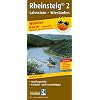 Wanderkarte Rheinsteig� 2: Lahnstein - Wiesbaden: mit Ausflugszielen, Einkehr- & Freizeittipps, wetterfest, reissfest, abwischbar, GPS-genau. 1:25000
