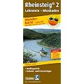 Wanderkarte Rheinsteig� 2: Lahnstein - Wiesbaden: mit Ausflugszielen, Einkehr- & Freizeittipps, wetterfest, reissfest, abwischbar, GPS-genau. 1:25000