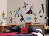 Star Wars: The Clone Wars (Glow-in-the-Dark) Peel & Stick Wall Appliques Set