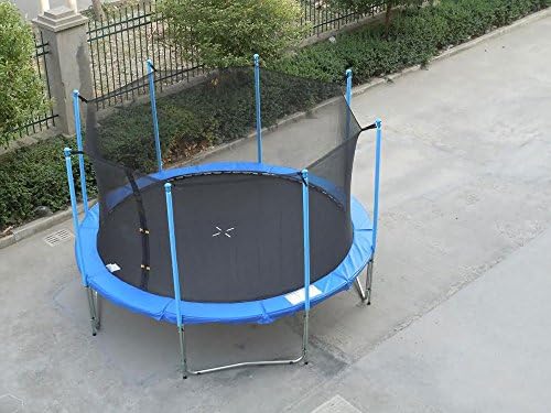 ACM GLOBAL Trampoline Enclosure Safety Net Replacement // Used with 4 Arched Supports or 8 Poles Style // POLES NOT INCLUDED (14' Ft.)