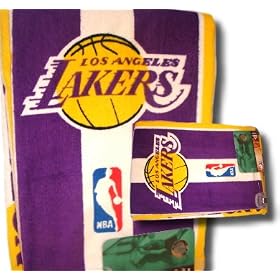 LAKERS OFFICIAL TOWEL by 