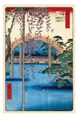 浮世絵ポスター『歌川広重《JAPANE SE BRIDGE》』