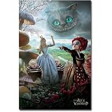 Alice in Wonderland - Triptych - 3 Group Wall Poster