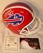Jim Kelly Autographed/Hand Signed Buffalo Bills Full Size Deluxe Replica Football Helmet with HOF 02