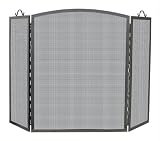 Uniflame Large 3 Panel Olde World Iron Arch Top Screen