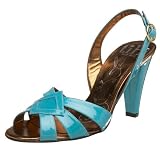 Tibi Women's Madeline Slingback Sandal,Turquoise,7 M US