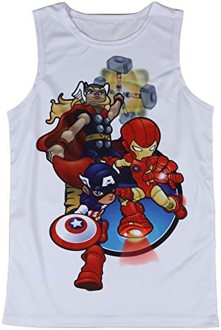 Mayade Avengers 3D Print Kids Sleeveless Tank Top T-shits Medium(10-13yr)