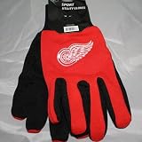 Detroit Red Wings NHL Team Work Gloves