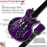 Abstract 01 Purple Skin by WraptorSkinz TM fits Wii Guitar Hero III (3) Les Paul Controller (GUITAR NOT INCLUDED)