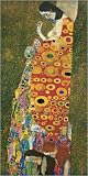 Art Print, Die Hoffnung II by Gustav Klimt, Final Size: 20 in X 40 in