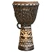 Deep Carve African Djembe, Chocolate 24" Tall x 12" Head