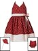Baby : Clearance Red White Polka Dotted Halter Sun Dress 18M (S192927)