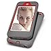 iPod Touch 5th Case, MagicMobile® Premium Dual Heavy Duty Hybrid Shockproof Resistant Armor Protective Case Cover for Apple iPod 5th Generation Gray Rugged Silicone Layer and Red Hard Plastic