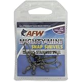 American Fishing Wire Mighty Mini Snap Swivels (100-Percent Stainless Steel)