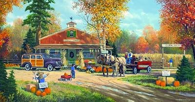 Autumn Tradition 300pc Jigsaw Puzzle by George Kovach