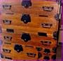 RARE ANTIQUE JAPANESE Two Section Isho Tansu Chest