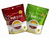Fruitables Pumpkin & Apple/Pumpkin & Cranberry, Crunchy Baked Dog Treats, Combo Pack, 2 7-ounce Pouches
