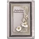 Kondolenzkarte mit Blume