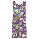 Coral Bay Leisure Purple Floral 36 Dress