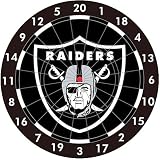 NFL Oakland Raiders 12-Inch Paper Dart Board With Darts