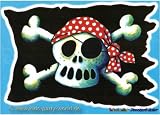 Fensterbild Piraten Flagge
