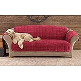 Sure Fit Deluxe Sofa Pet Throw, Burgundy