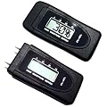 Professional Pocket Digital Damp Moisture Test Meter Detector Tester For Wood / Timber / Fibre / building materials screed concrete wall and other materials (battery included)