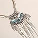 XY Fancy Fashion Bohemian Gypsy Ethnic Choker Collar Vintage Maxi Statement Necklaces & Pendants Beads Leaf Tassel Fine Jewelry