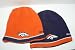 NFL Denver Broncos Waffle Knit Reversible Beanie Hat Ski Skull Cap Lid Toque