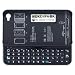 �T�C�Y M Design iPhone4/4S�Ή� �L�[�{�[�h�P�[�X Air Slide Keyboard Case �� Bluetooth�ڑ�  MDKC-IP4-BK