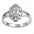 Sterling Silver Baby Ring - 2mm Band Width - 11mm Face Height - Sizes: 1,3,4,5 Clear CZ Sterling Silver Baby Ring - 2mm Band Width - 11mm Face Height - Sizes: 1,3,4,5 Clear CZ