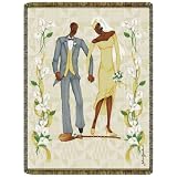 Jumpin' the Broom Tapestry Throw by 
