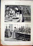 1874 TRAINING SCHOOL COOKERY KENSINGTON SCULLERY PRINT