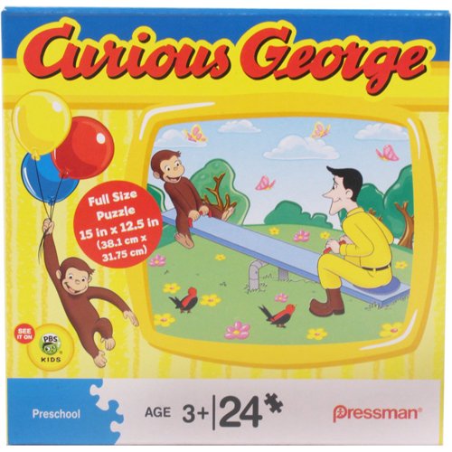 Curious 24 piece SeeSaw Puzzle Toys Games Outdoor Play Equipment Saws