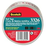 3M 3326 Foil Tape, 2.5" Width, 60 yd Length, Silver (Pack of 1)