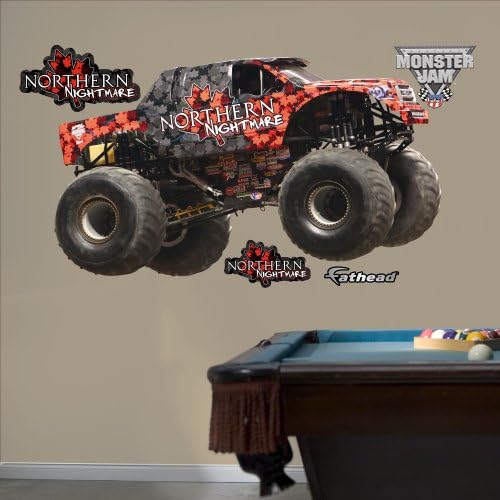 Fathead Wall Decal, Real Big, "Monster Jam Northern Nightmare"