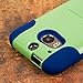 Empire MPERO IMPACT X Series Kickstand Case for The All New HTC One M8 - Retail Packaging - Blue/Green