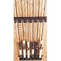 Vertical 6 Rod Storage Rack