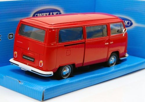 WELLY 1:24 COLLECTION 1972 Volkswagen Bus T2 "Willie 1:24 scale collection" 1972 Volkswagen bus type 2 "Reitobasu Red"