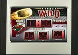 Team Sports America NHL0128-908 Minnesota Wild NHL Scoreboard